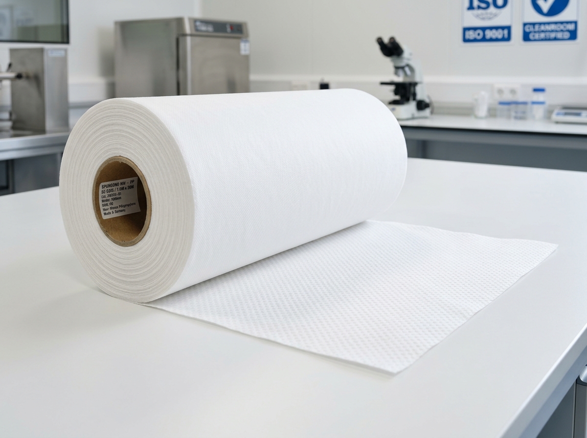 Soft White Spunbond Non-woven Fabric Roll for Hygiene Manufacturing